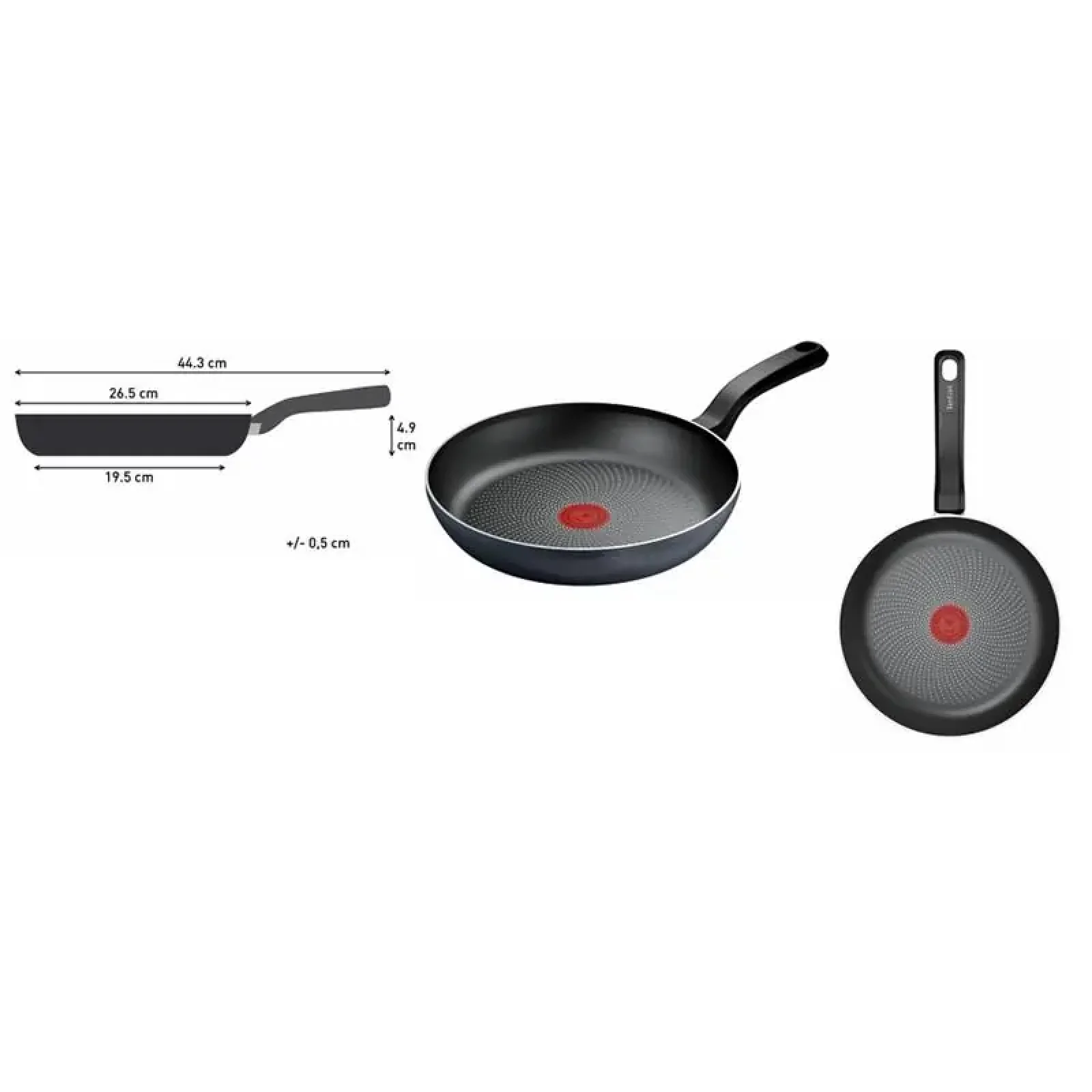 Сковорода Tefal So' Light, 26см, алюміній, бакеліт, чорний (H0560542) UA