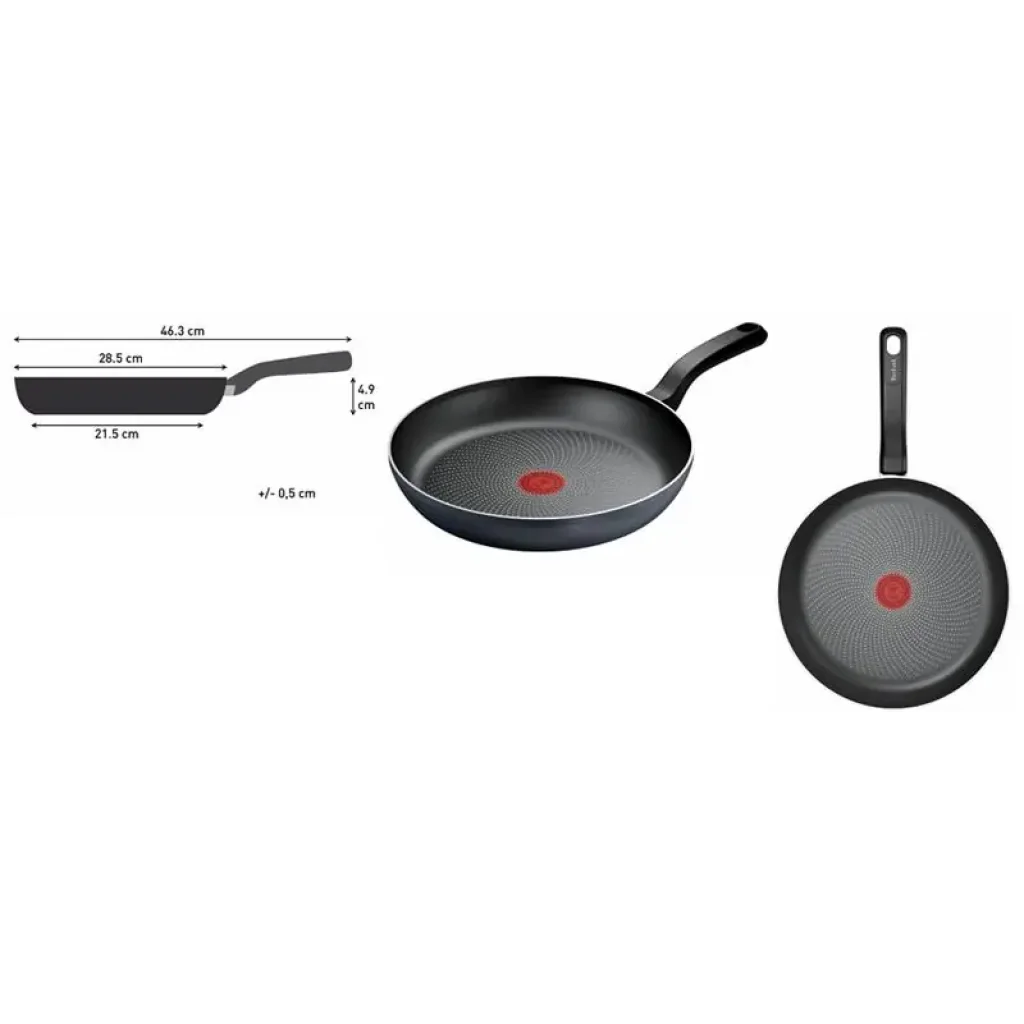 Сковорода Tefal So' Light, 28см, алюміній, бакеліт, чорний (H0560642) UA