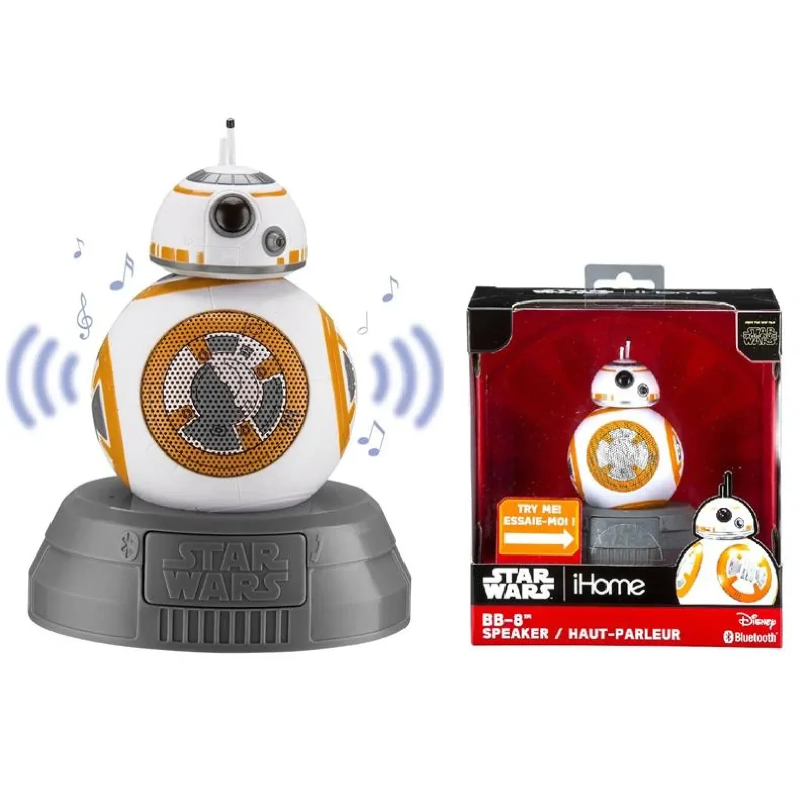 Акустическая система eKids iHome Disney Star Wars BB-8 Droid Wireless UA