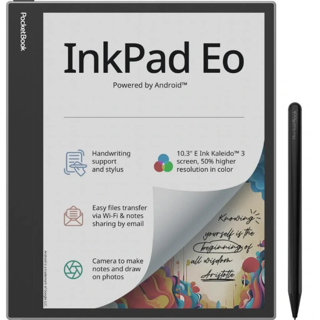 Електронна книга PocketBook 1042 InkPad Eo, Mist Grey, PB1042-M-CIS UA