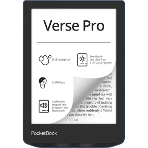 Електронна книга PocketBook 634 Verse Pro, Azure, PB634-A-CIS UA