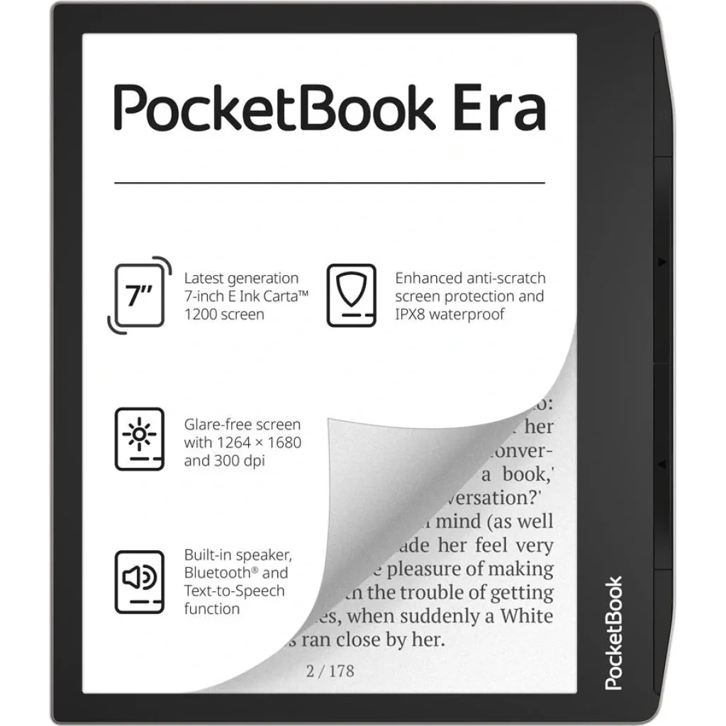 Електронна книга PocketBook 700 Era, Stardust Silver, PB700-U-16-WW UA