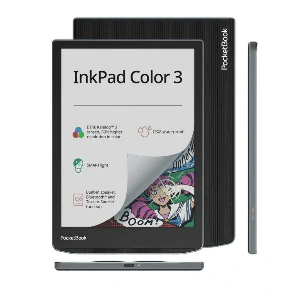 Електронна книга PocketBook 743K InkPad Color 3, Stormy Sea, PB743K3-1-CIS UA
