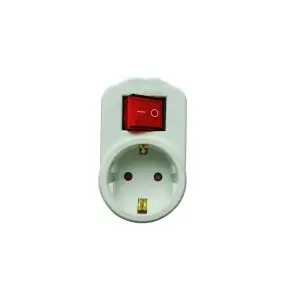 Адаптер мережевий 2E 1xТипF, 16A, білий (2E-AD0101SWH) UA