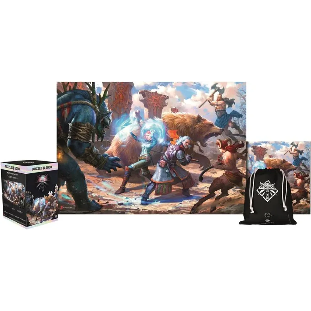 Пазл GoodLoot The Witcher: Geralt & Triss in Battle 1000 ел., 5908305233619 UA