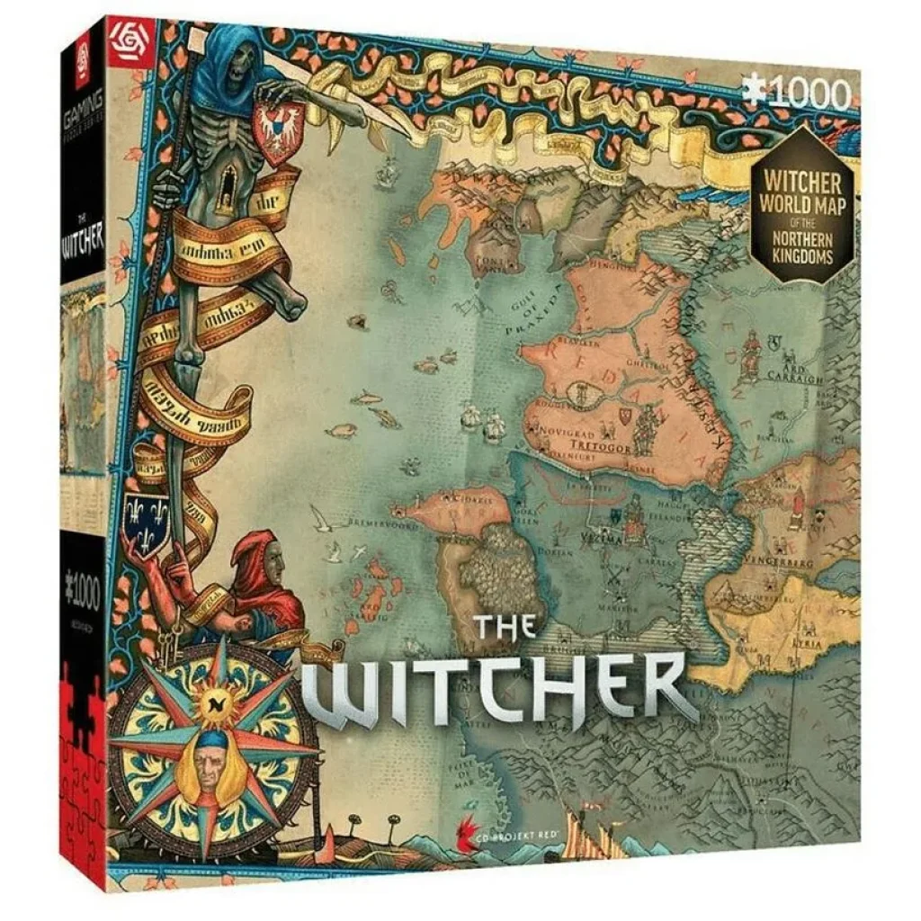 Пазл Witcher 3 Northern Kingdoms Puzzles 1000 ел., 5908305242994 UA