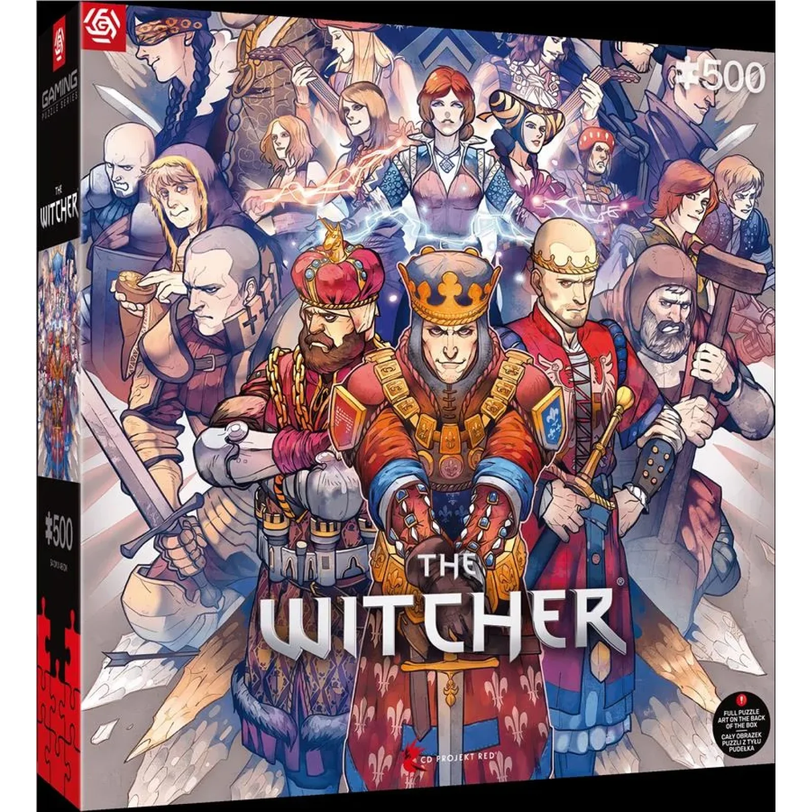Пазл The Witcher Northern Realms 500 ел., 5908305246756 UA