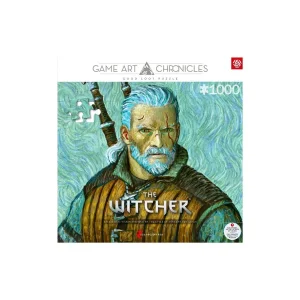 Пазл The Witcher Geralt of Rivia & Vincent van Gogh 1000 ел., 5908305247548 UA