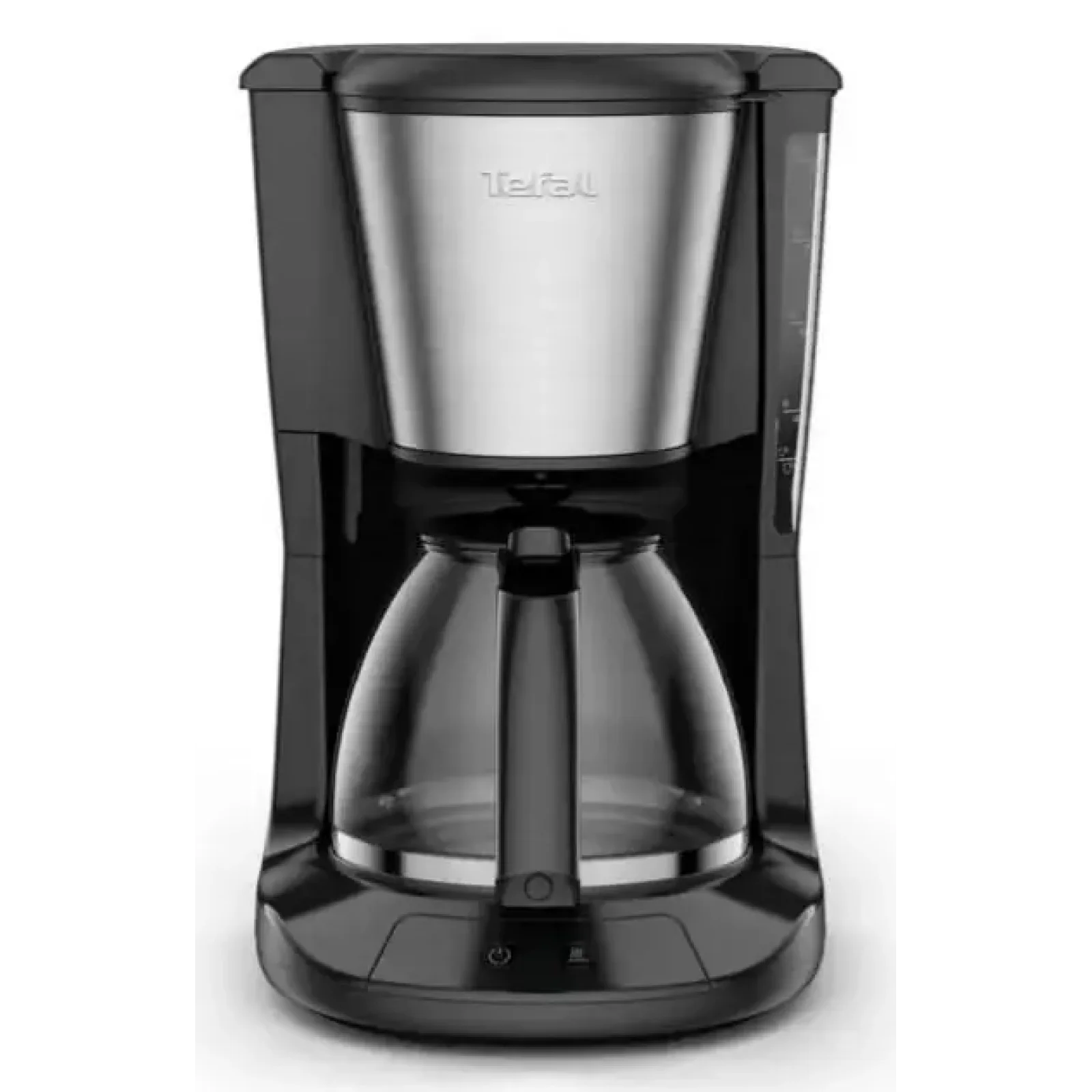 Кавоварка Tefal крапельна Subito 1.25л, мелена, чорно-сріблястий (CM5S1DE0) UA