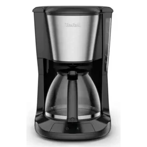 Кавоварка Tefal крапельна Subito 1.25л, мелена, чорно-сріблястий (CM5S1DE0) UA
