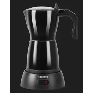 Кавоварка Ardesto електрична гейзерна 0.3л, мелена, Black (CMM-X300B) UA