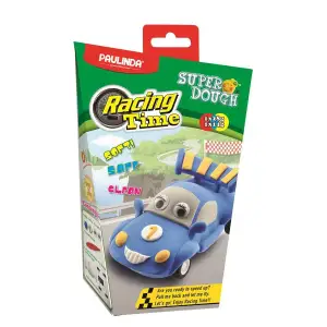 Масса для лепки Paulinda Super Dough Racing time Машинка синяя инерционный механизм PL-081161-1 UA