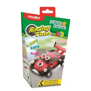 Масса для лепки Paulinda Super Dough Racing time Машинка красная, инерционный механизм PL-081161-4 UA