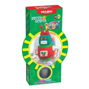 Масса для лепки Paulinda Super Dough Robot заводной механизм (шагает), красный PL-081178-1 UA