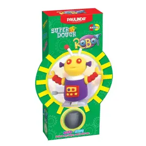 Масса для лепки Paulinda Super Dough Robot заводной механизм (шагает), фиолетовый PL-081178-4 UA