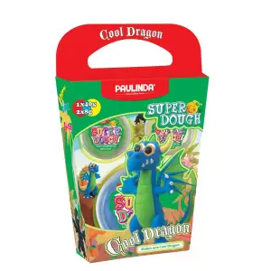 Маса для ліплення Paulinda Super Dough Cool Dragon Дракон синій PL-081378-16 UA