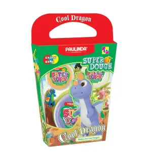 Маса для ліплення Paulinda Super Dough Cool Dragon Дракон фіолетовий PL-081378-18 UA