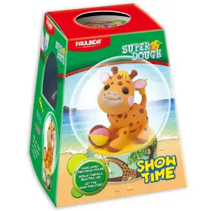 Маса для ліплення Paulinda Super Dough Show time Жираф PL-081459-3 UA