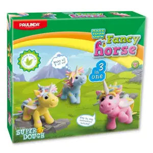 Маса для ліплення Paulinda Super Dough 3в1 Єдинороги PL-081557 UA