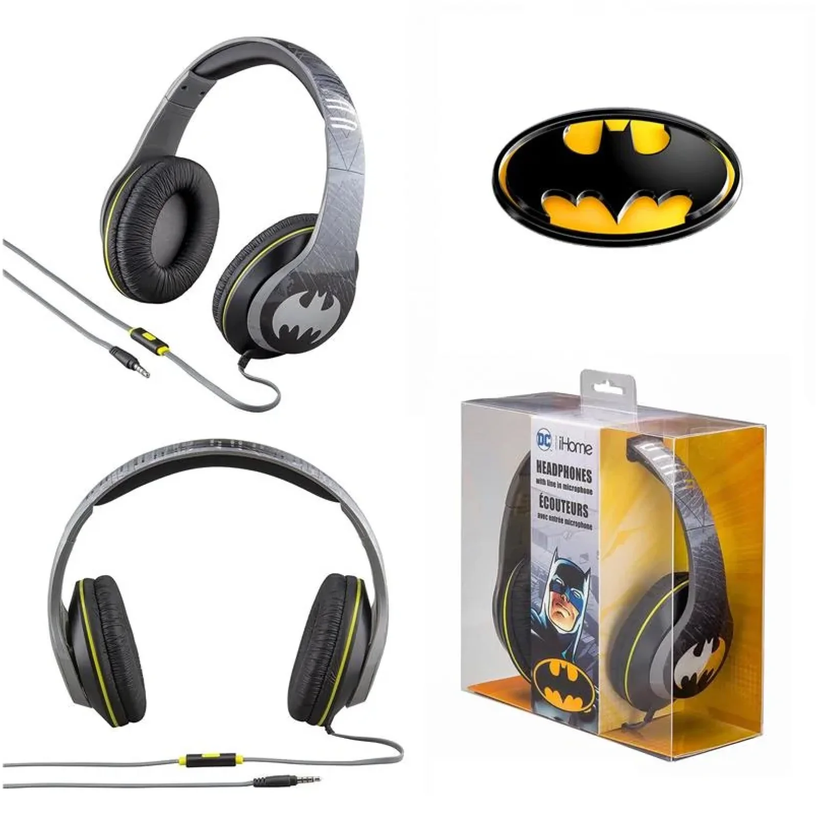 Навушники eKids iHome Warner Bros Batman Mic UA