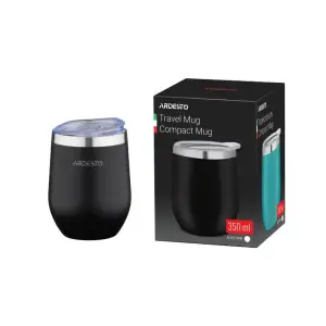 Термокружка ARDESTO Compact Mug 350мл черная (AR2635MMB) UA