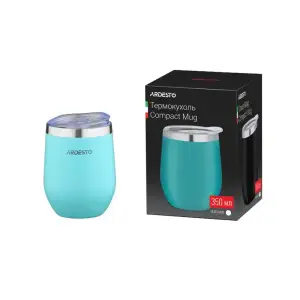Термокружка ARDESTO Compact Mug 350мл голубая (AR2635MMS) UA