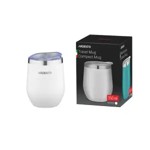 Термокружка ARDESTO Compact Mug 350мл белая (AR2635MMW) UA