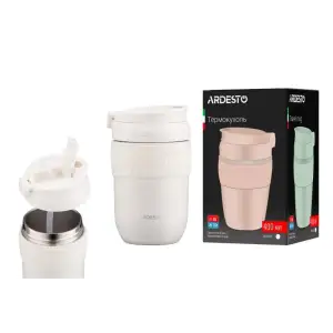 Термокружка ARDESTO Cosy 400мл бежевая (AR2640B) UA
