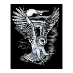 Набір для творчості Sequin Art ARTFOIL SILVER Сипуха SA0537 UA