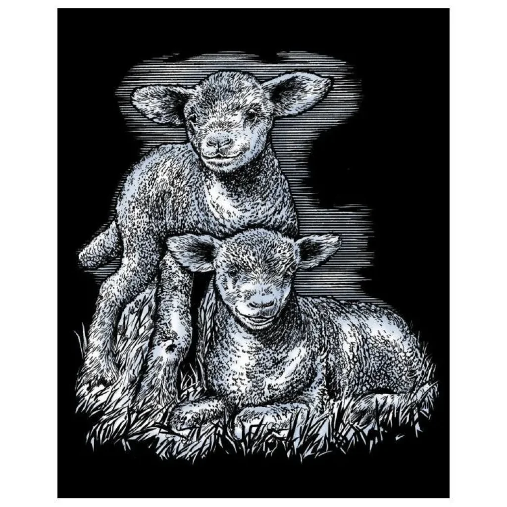 Набір для творчості Sequin Art ARTFOIL SILVER Lambs SA0538 UA