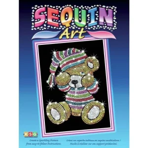 Набор для творчества Sequin Art BLUE Teddy SA0616 UA