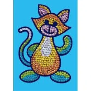 Набір для творчості Sequin Art SEQUIN MAGIC Кот, SA0718 UA