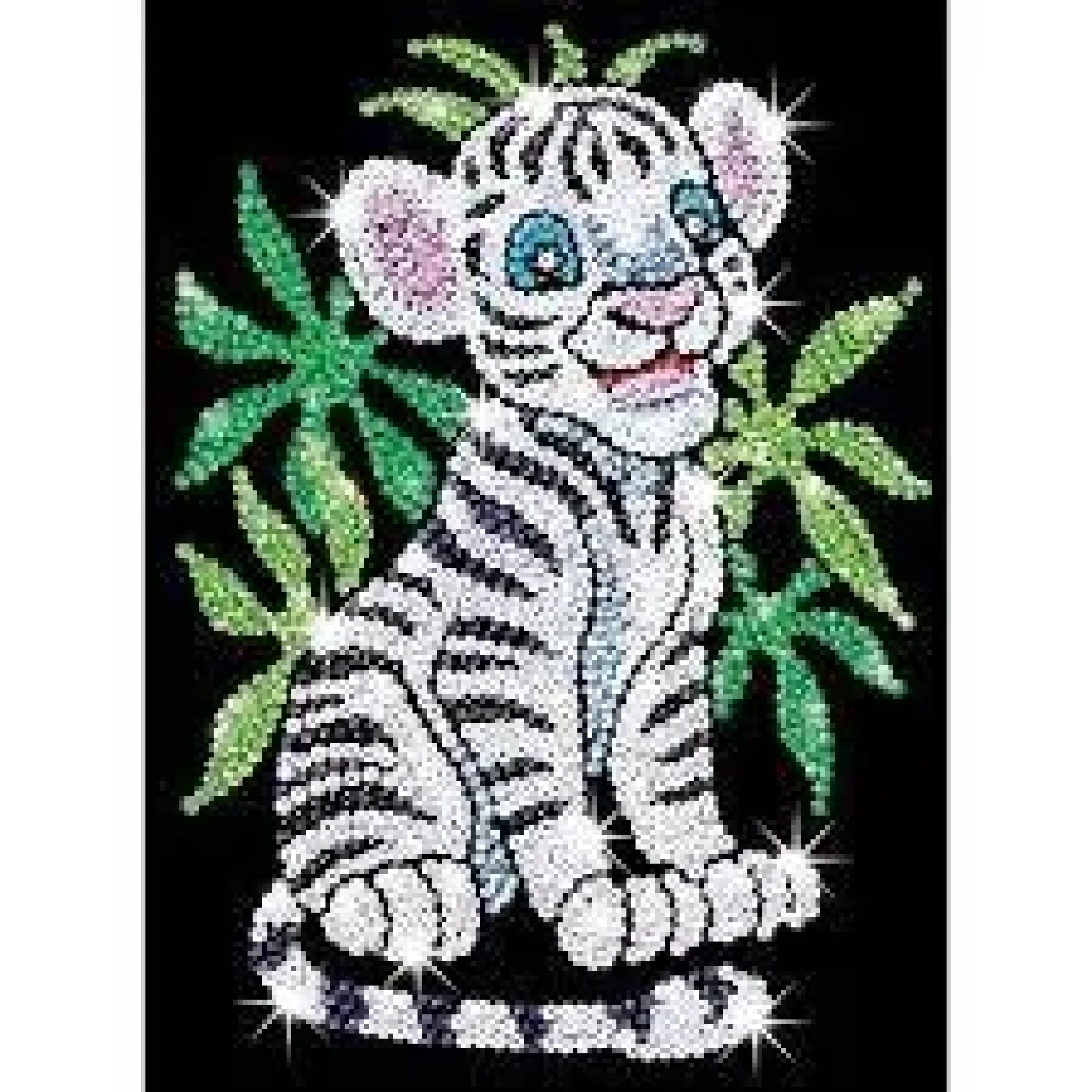 Набор для творчества Sequin Art RED Toby the White Tiger Cub SA0906 UA