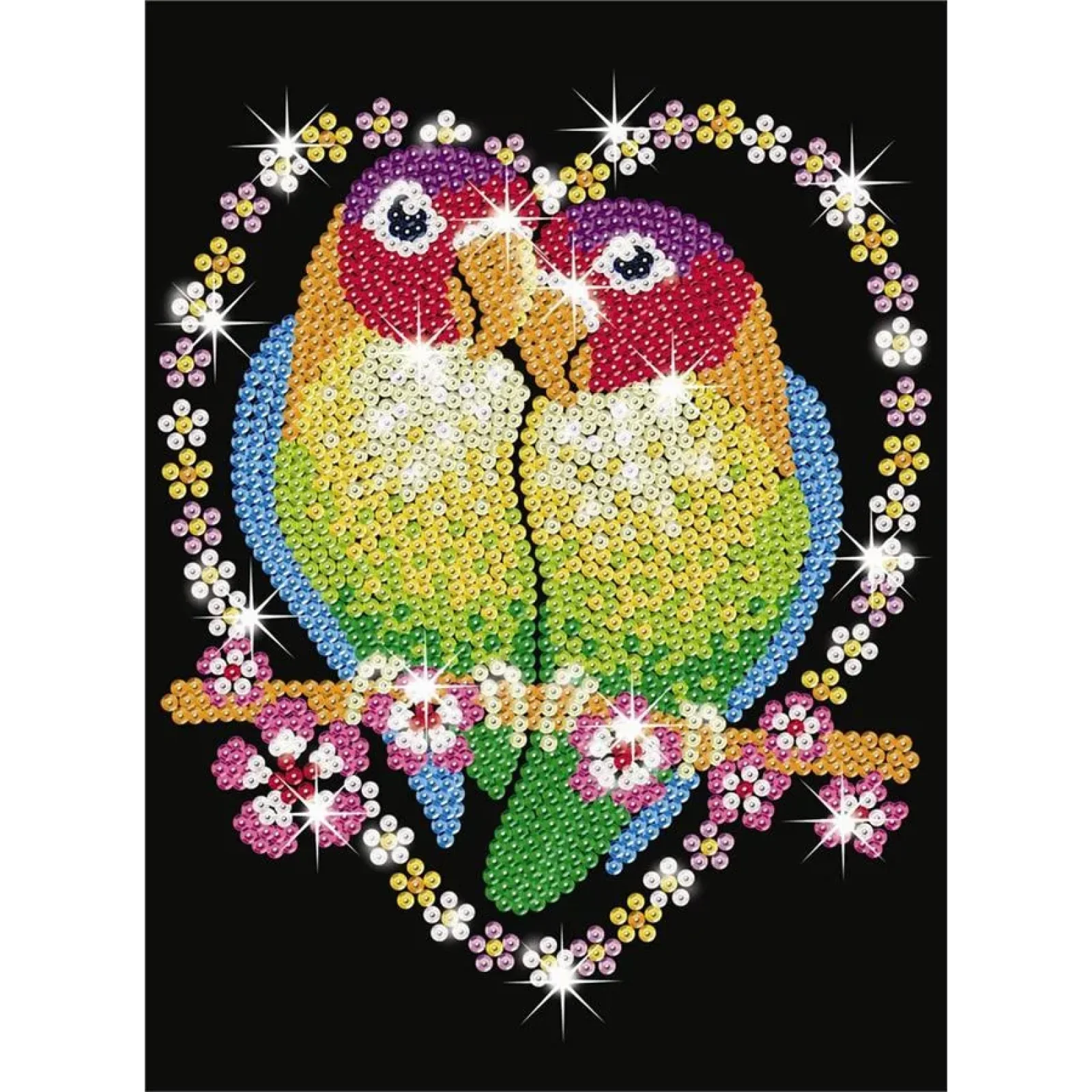 Набор для творчества Sequin Art BLUE Love Birds SA1002 UA