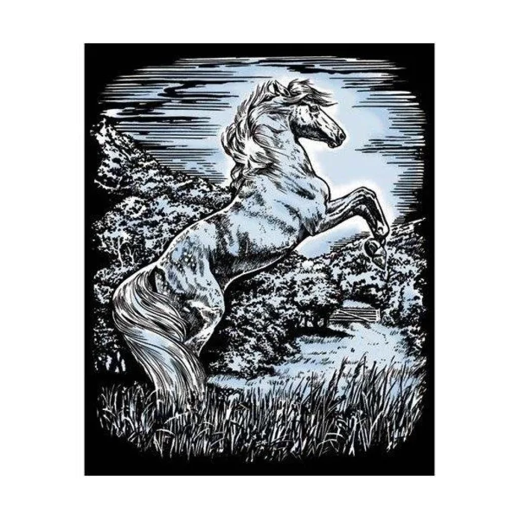 Набір для творчості Sequin Art ARTFOIL SILVER Stallion SA1033 UA