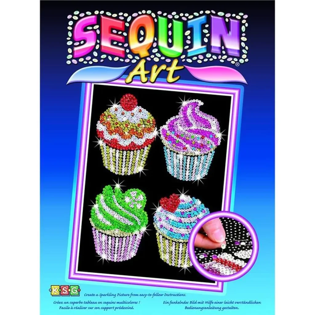 Набор для творчества Sequin Art BLUE Cupcakes SA1130 UA