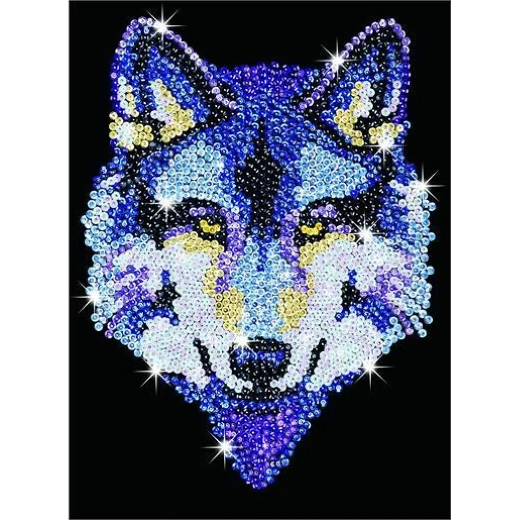 Набор для творчества Sequin Art BLUE Волк, SA1215 UA