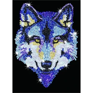 Набор для творчества Sequin Art BLUE Волк, SA1215 UA
