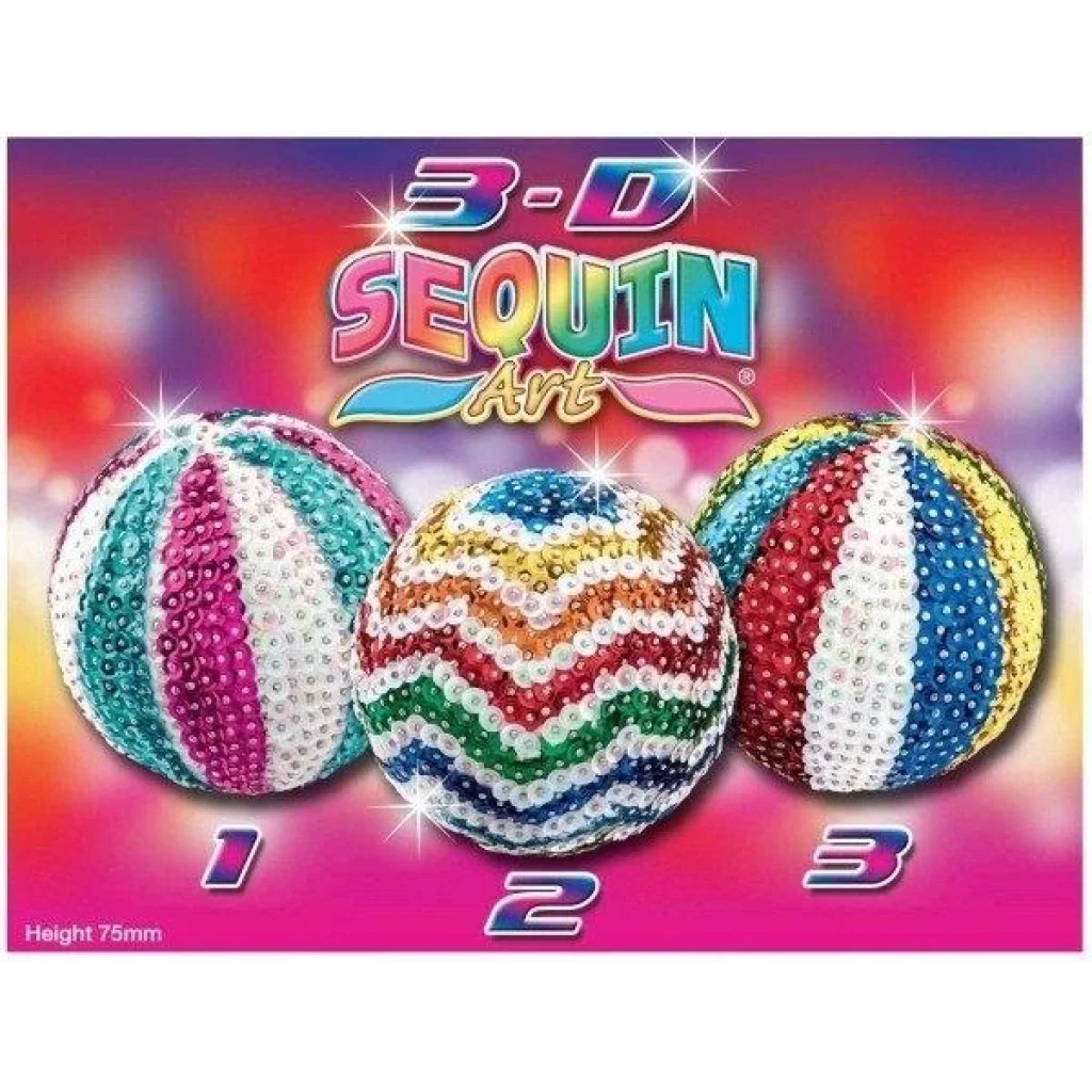 Набір для творчості Sequin Art 3D TRIO Дзеркальні кулі, SA1307 UA
