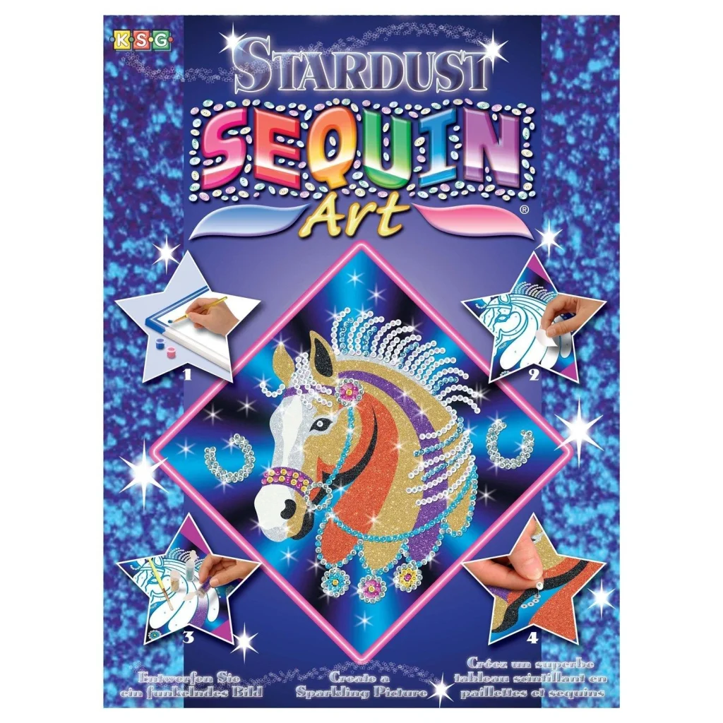 Набір для творчості Sequin Art STARDUST Лошадь, SA1314 UA