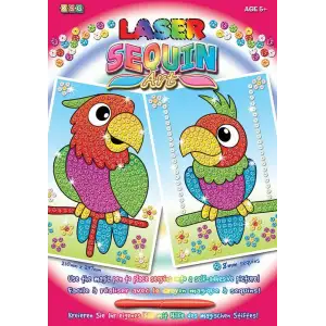Набір для творчості Sequin Art LASER Parrots SA1319 UA