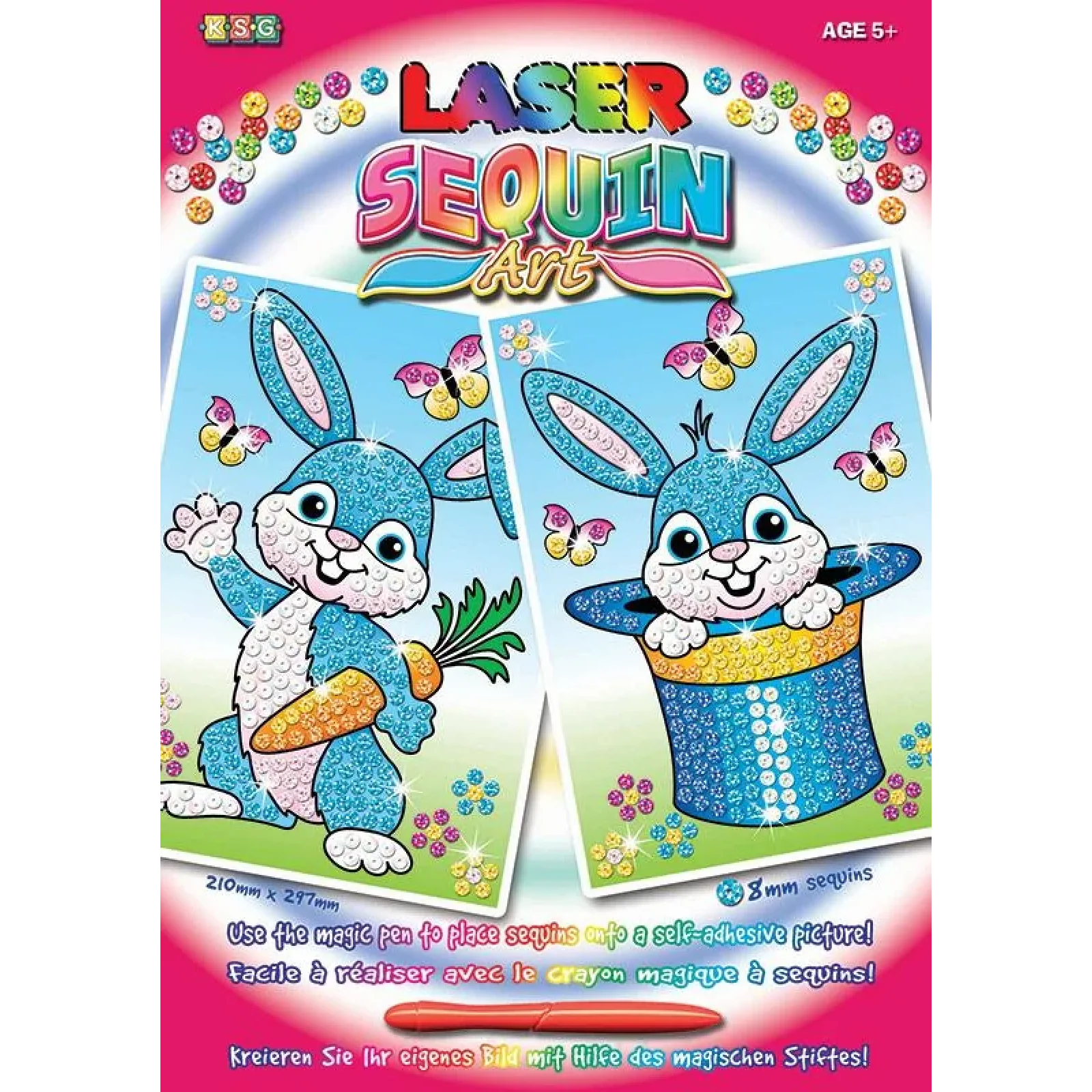 Набір для творчості Sequin Art LASER Rabbits SA1320 UA