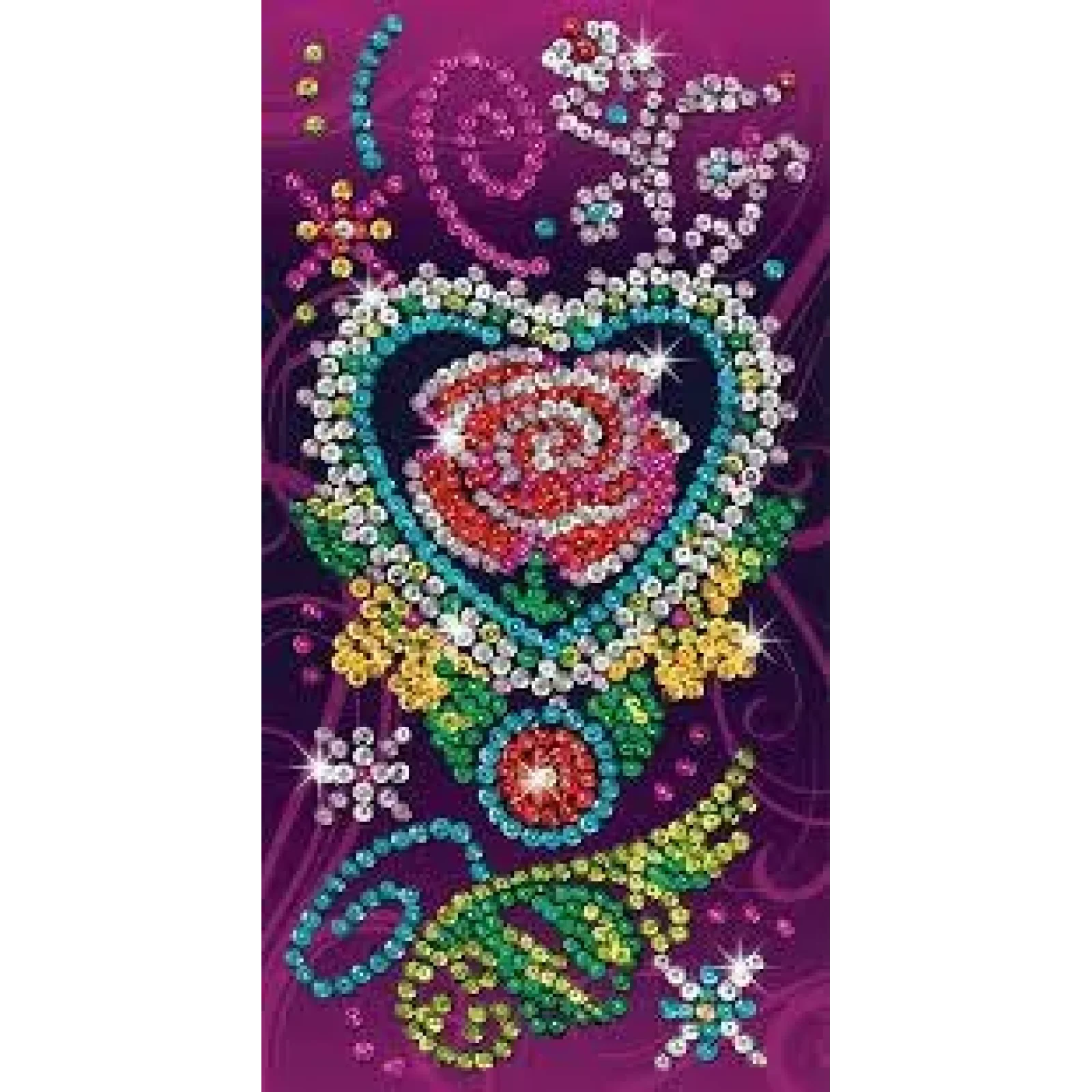 Набор для творчества Sequin Art PICTURE ART Craft Teen Rose SA1419 UA