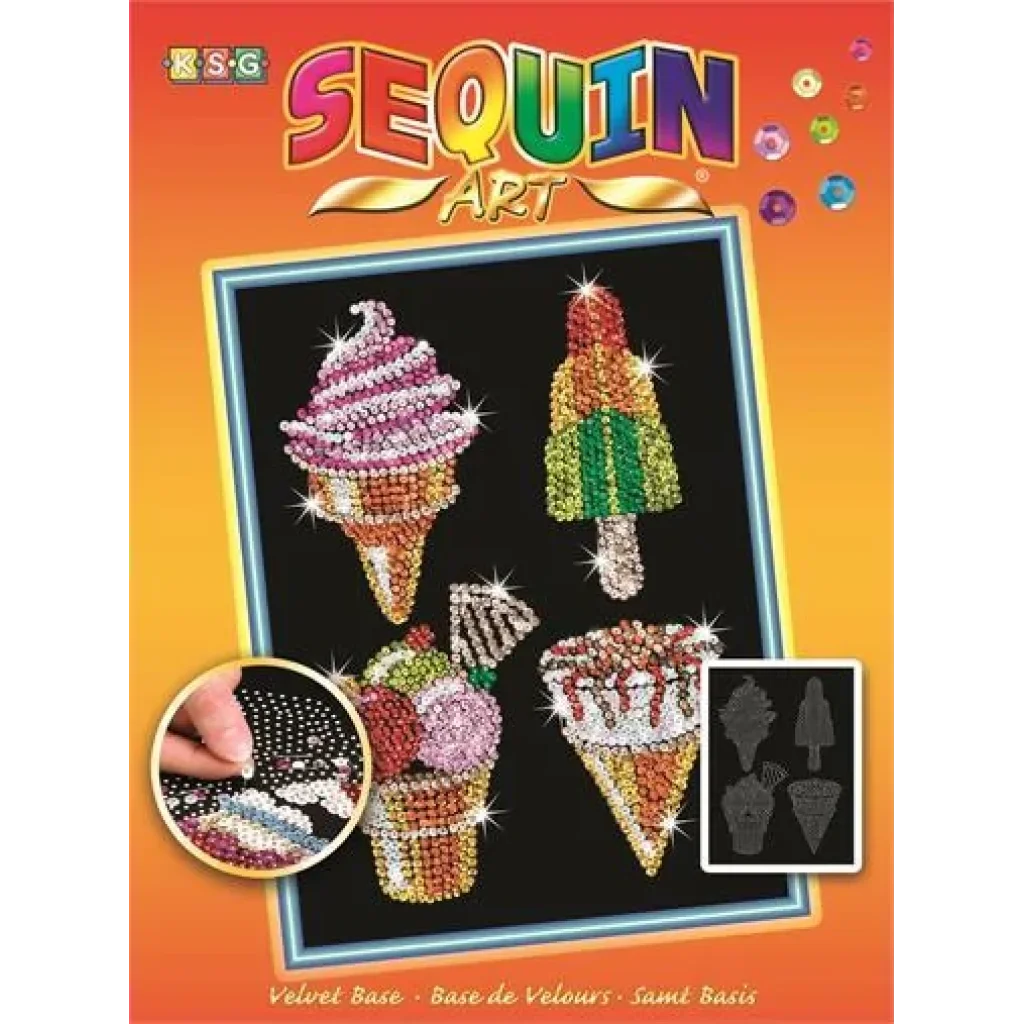 Набір для творчості Sequin Art ORANGE Ice Creams SA1504 UA