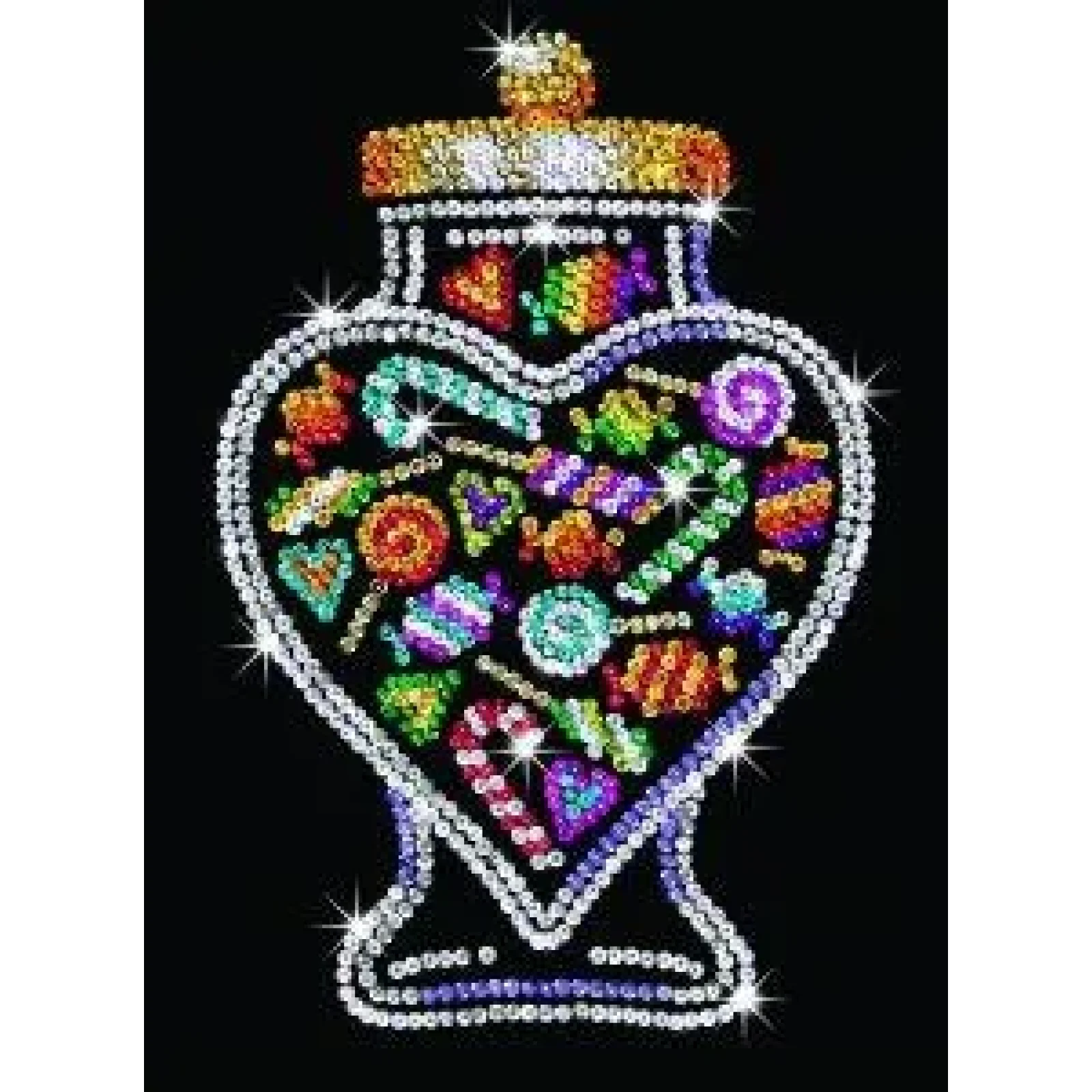 Набор для творчества Sequin Art ORANGE Candy Jar SA1505 UA