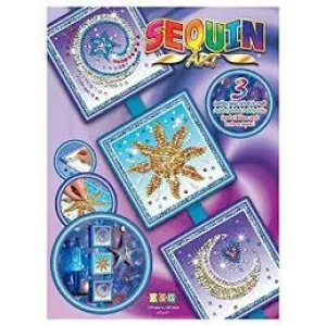 Набір для творчості Sequin Art SEASONS Cosmic, Sun, Moon and Stars SA1511 UA