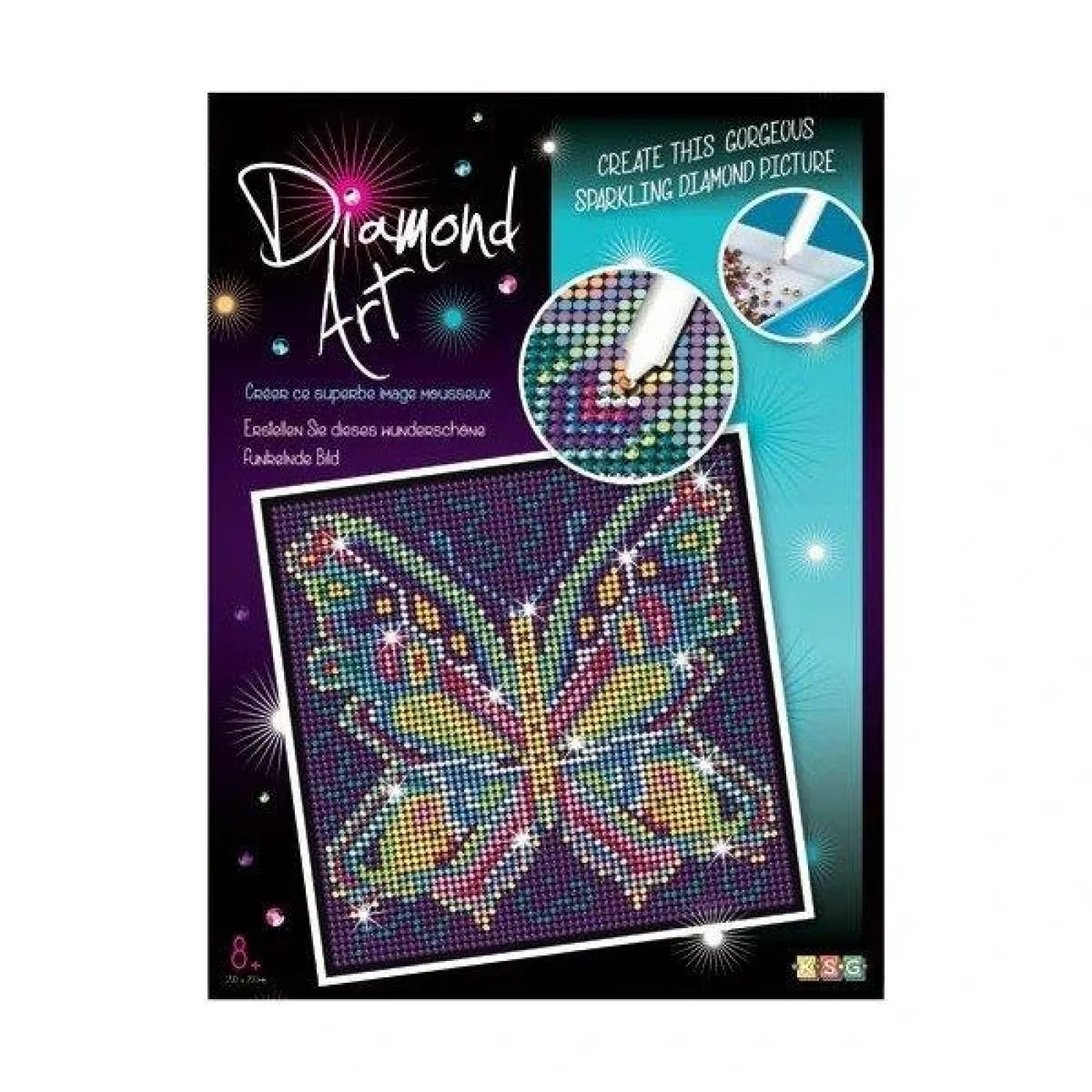 Набор для творчества Sequin Art DIAMOND ART Бабочка, SA1526 UA