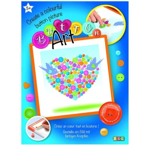 Набор для творчества Sequin Art BUTTON HeartSA1527 UA