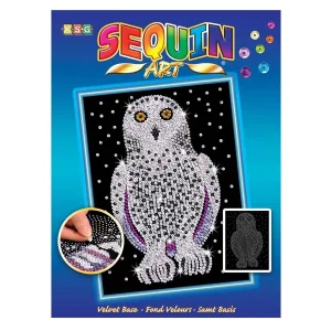 Набор для творчества Sequin Art BLUE Снежная Сова, SA1604 UA
