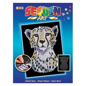 Набор для творчества Sequin Art BLUE Снежный гепард, SA1605 UA